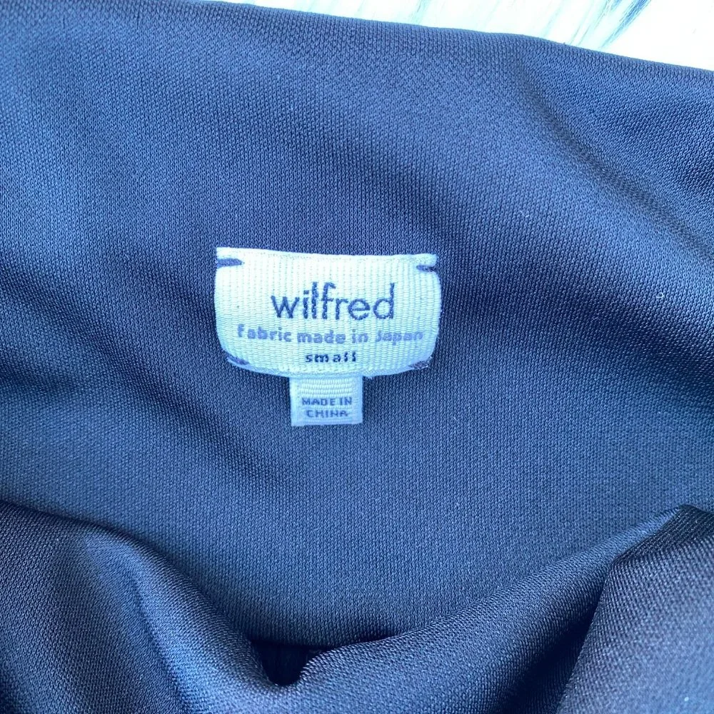 Aritzia Wilfred Ermont Pants Trouser Zipper Black Size Small - Picture 4 of 9